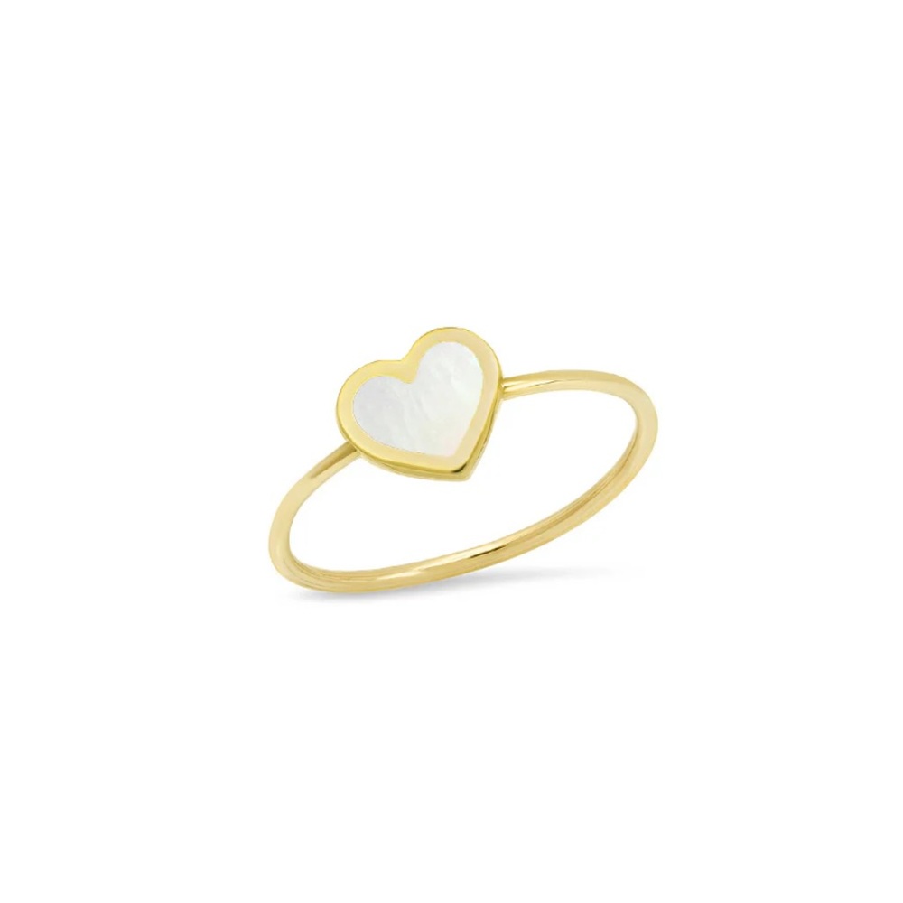 Jennifer Meyer Gold Heart Ring